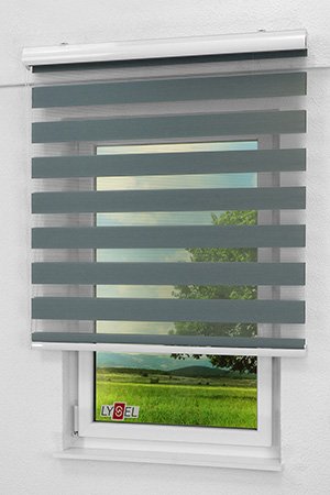 Fensterrollos in Fertiggrössen für Sicht- und Sonnenschutz