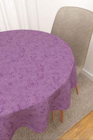 Tischdecke rund in violett