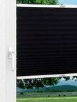 Plissee Krepp Black Out 4105.0114 Fensteransicht