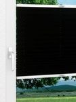 Plissee Krepp Black Out 4108.0159 Fensteransicht